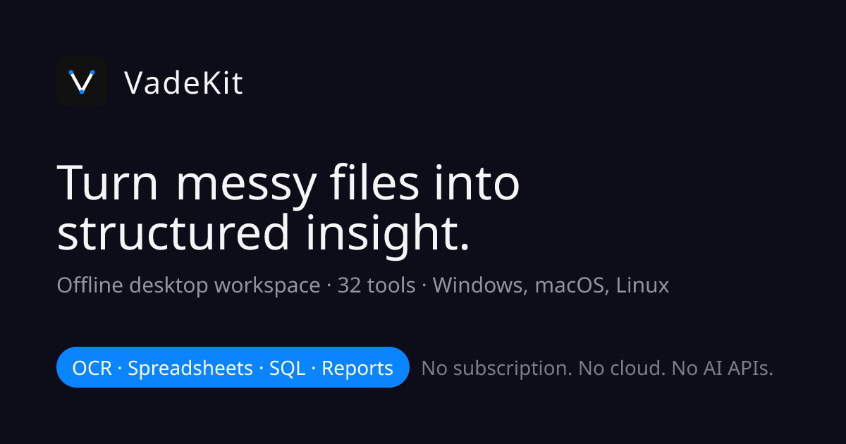 VadeKit screenshot 1
